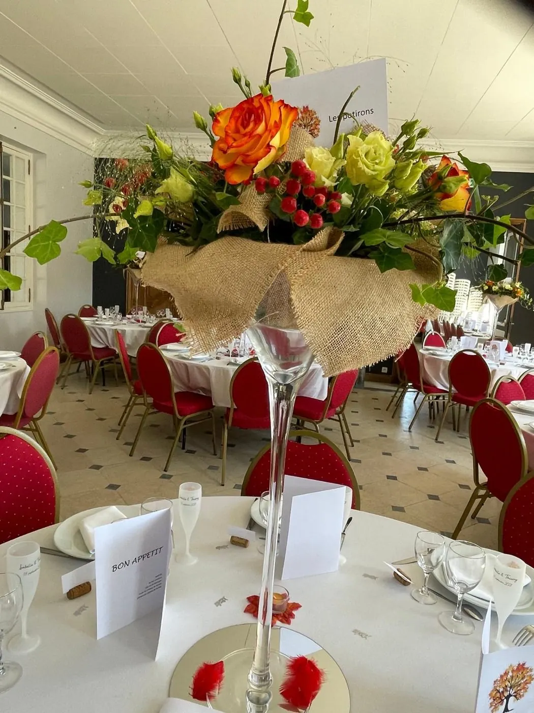 Décoration de mariage soignée au Manoir de la Houlette — accompagnement personnalisé, Normandie